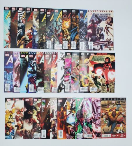 Marvel Comics The Mighty Avengers Complete Run Lot #1-35 (2007) + #1 (2013)  - Afbeelding 1 van 19