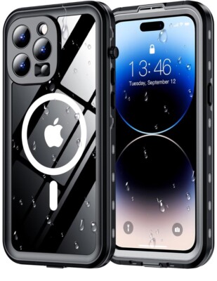 Redpepper IP68 Waterproof Case Diving Magnetic Case For iPhone 14 Pro Max