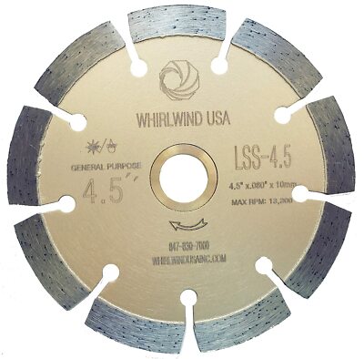 4.5'' 5'' 7'' 8'' 10'' 12'' 14'' Segmented Diamond Saw Blade Cut Concrete, Brick, Stone