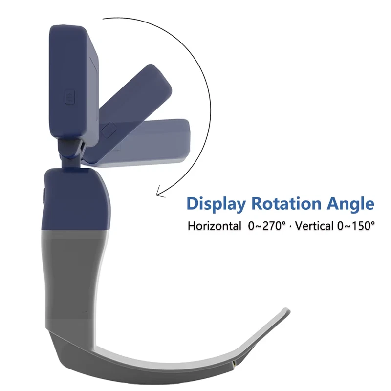 Narcotize Video Laringoscopio Pantalla Táctil Color HD Pantalla Digital Hoja Reutilizable Foto 2 de 4