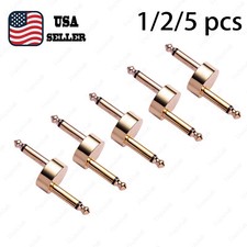 1/2/5Pcs Guitar Pedal Connector Pedal Couplers Small Z Type 1/4 inch 6.3mm