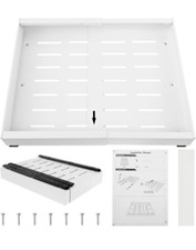 Expandable Pull Out Cabinet Organizer Adhesive,Peel And Stick 12.4  x20.47  White