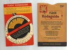 1947 Kodaguide Flash Eastman Kodak Exposure Wheel