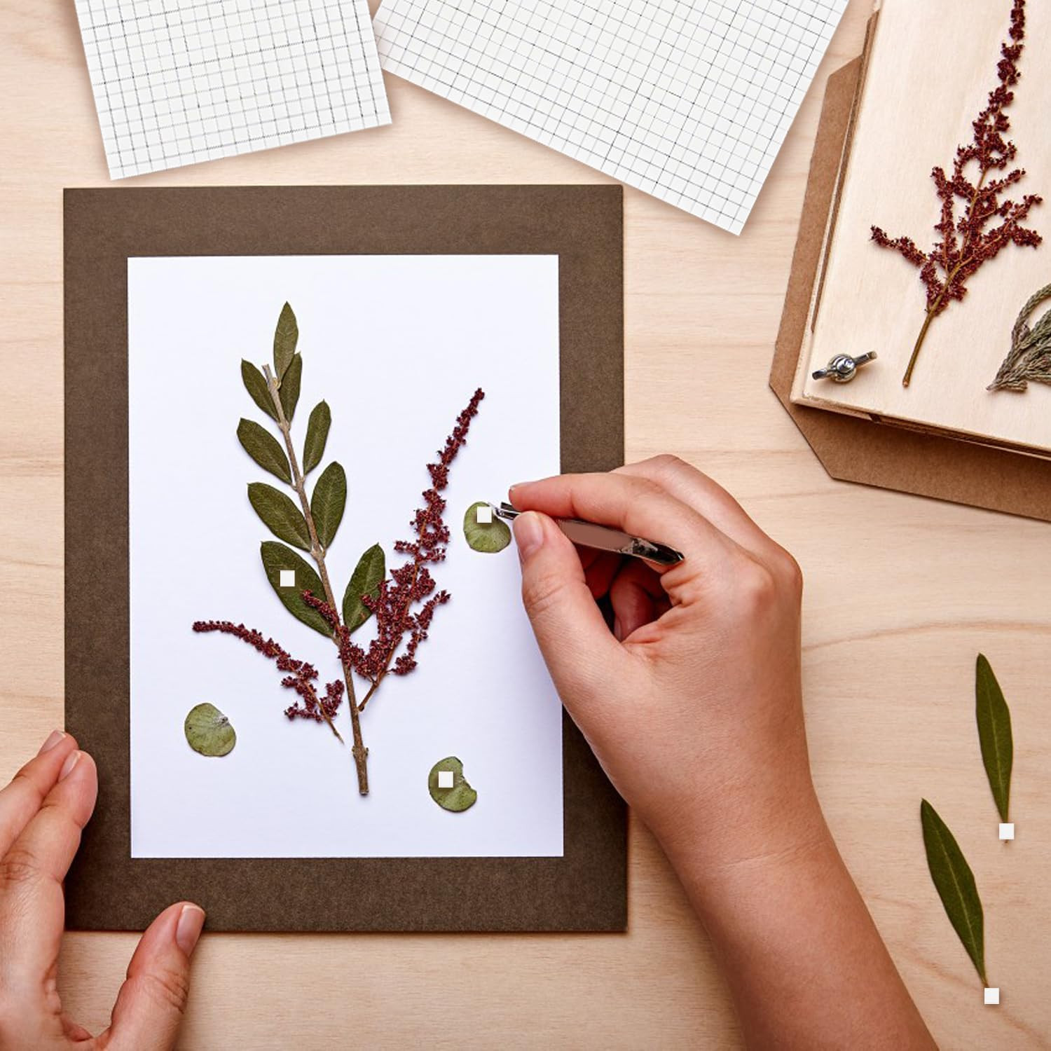 6000 Double-Sided Adhesive Pads, 10 Sheets Foam Dots Adhesive Foam Square Mount 