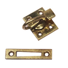 Antique New Old Stock Brass Window Latches by Russwin, 5 Available, NWL11