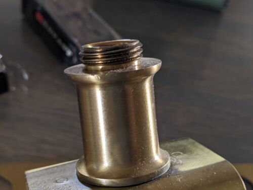 NOS ANTIQUE RUSSELL & STOLL NY Solid Brass 2 Sided Receptacle Outlet Floor 2666G - Picture 11 of 18