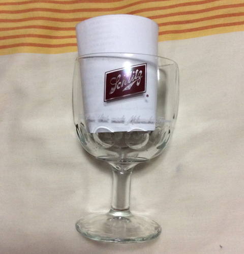 Schlitz Beer Glass ● Stemware ● Vintage