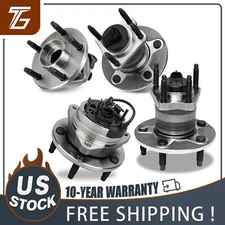 Front Rear Wheel Hub Bearings Kit for Chevy Malibu Cobalt Saturn Aura