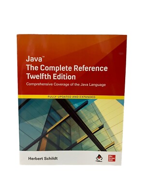 Java The Complete Reference 12th Edition by Herbert Schildt 2021 PB LIKE NEW