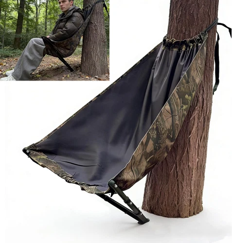 Outdoor Low Down Hunting Seat Portable Folding Tree Chair For Hunting Camping