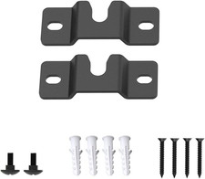 2PCS Sound Bar Wall Mount Bracket for Soundbar Mounted under or above TV, Fits M