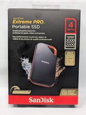 SanDisk - Extreme Pro Portable 4TB External USB-C NVMe SSD - Black NEW/ Sealed