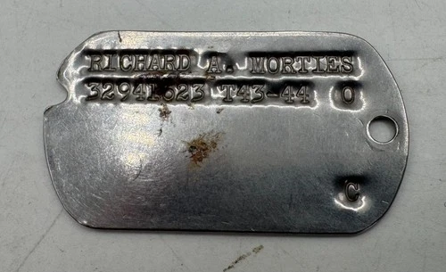 WW2 era US Army Military Identification ID Dog Tag DRAFTEE 448th Bomber Squadron