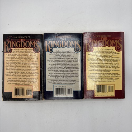 Angus Wells The Kingsoms trilogy book lot of 3 paperbacks - Foto 2 di 3