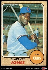 1968 Topps #506 Clarence Jones Cubs RC 4 - VG/EX