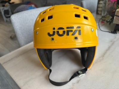 armadillos football helmet USED Vintage JOFA 290 (ARMADILLO) SR Hockey Helmet YELLOW Sweden