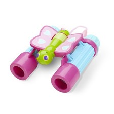 Butterfly Theme Child Friendly Binoculars 4x25 for Kids Ages 3 to 5