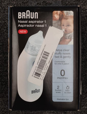 Braun Electric Nasal Aspirator - Mucus Remover, Blocked Nose Relief - OBN , Y4