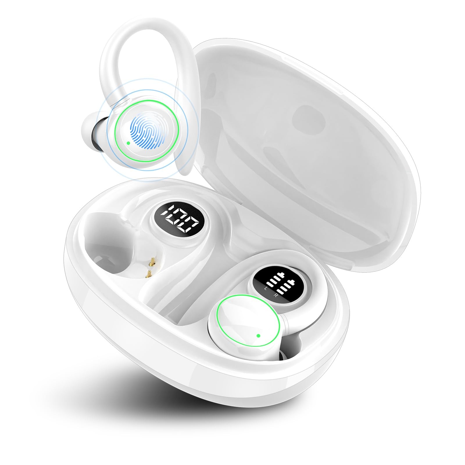 Écouteurs bluetooth sans fil sport écouteur bluetooth 5.3 hifi stéréo intra