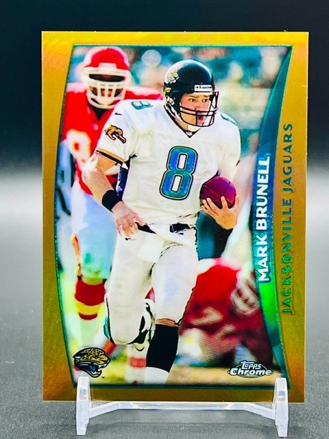 1998 Topps Chrome - Mark Brunell #117 Refractor Jacksonville Jaguars 