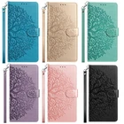 Flip patterned mobile phone case book faux leather wallet bag protective cover case pouch Y8