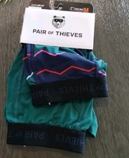  2 Pack Pair of Thieves 104713 Super Fit Mesh Magic Boxer Briefs Size M 31-33 