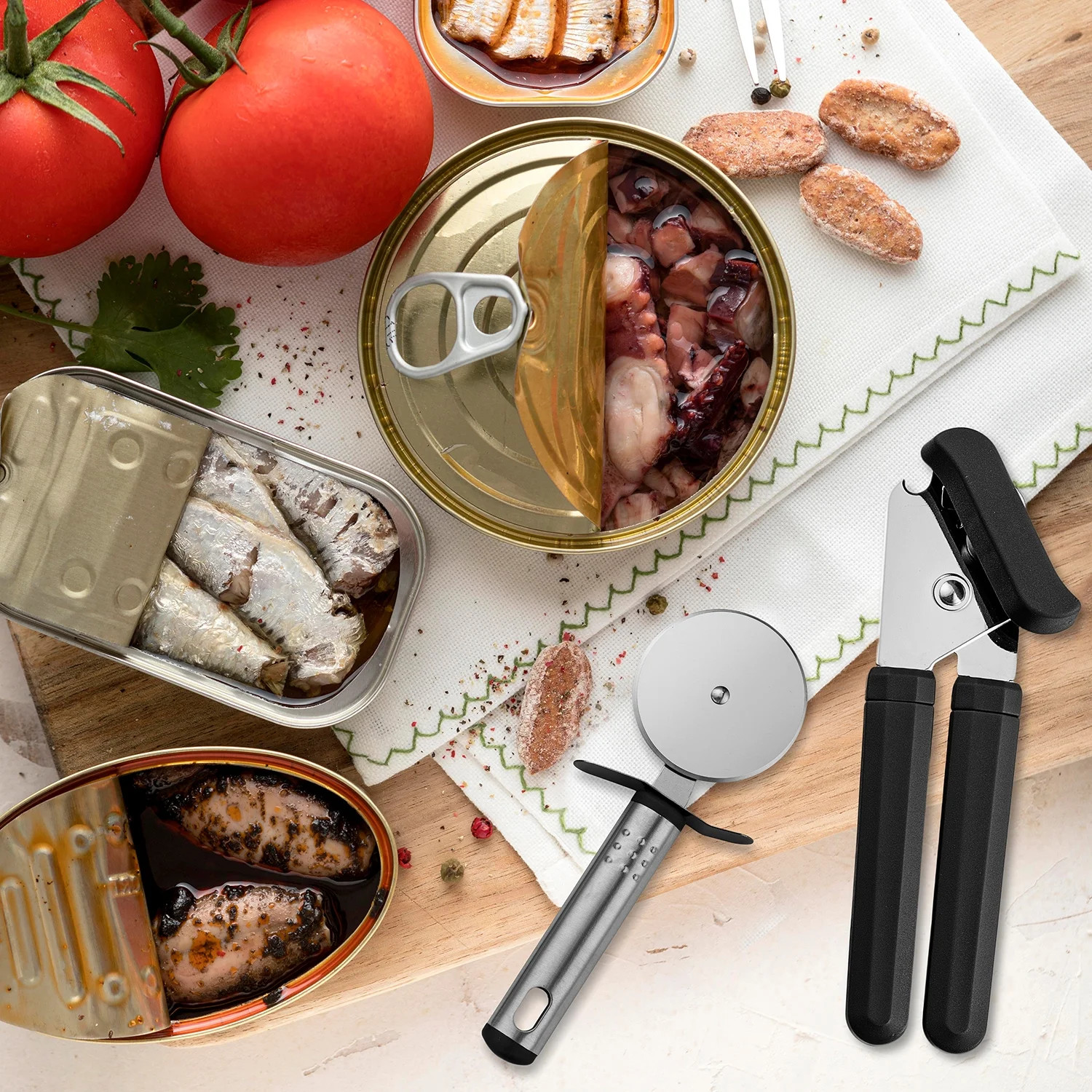 Lux Decor Collection 23 Piece Kitchen Utensils Set - Nylon and Stainless Steel C