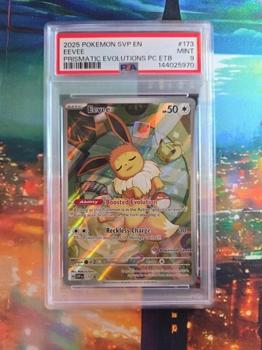 Eevee - 173 (Pokemon Center Exclusive) 173 Promo Cards Holo PSA 9