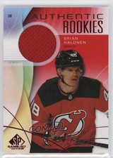 2024 Upper Deck SP Game Used Authentic Rookies Red Jersey Brian Halonen #208 a2p