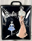 Vintage Barbie 1962 Black Case With Wigs, Clothes, And Accessories