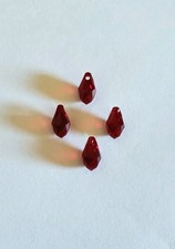 Swarovski 6007 9x5mm Briolette Pendant, Siam red 4pcs 
