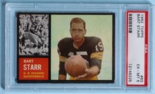 1962 Topps #63 Bart Starr PSA 6