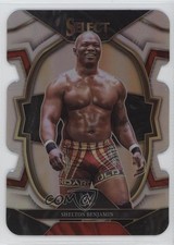 2023 Panini Select WWE Concourse Silver Prizm Die-Cut Shelton Benjamin #60 13uz