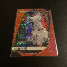 2025 Panini Prizm - Nelson Cruz, Nelson Cruz #74 Red Power Prizm /99