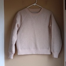 Everlane Fleece basic pullover Crew neck sweatshirt Loungewear size M