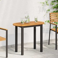 Vidaxl Tischplatte ÖL-Natur 80 X 40 X 2 Cm Massivholz Akazie Neu