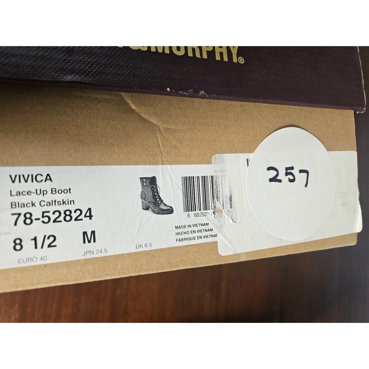 Johnston & Murphy Vivica Boots Women 8.5 Black New Faux Fur Lace