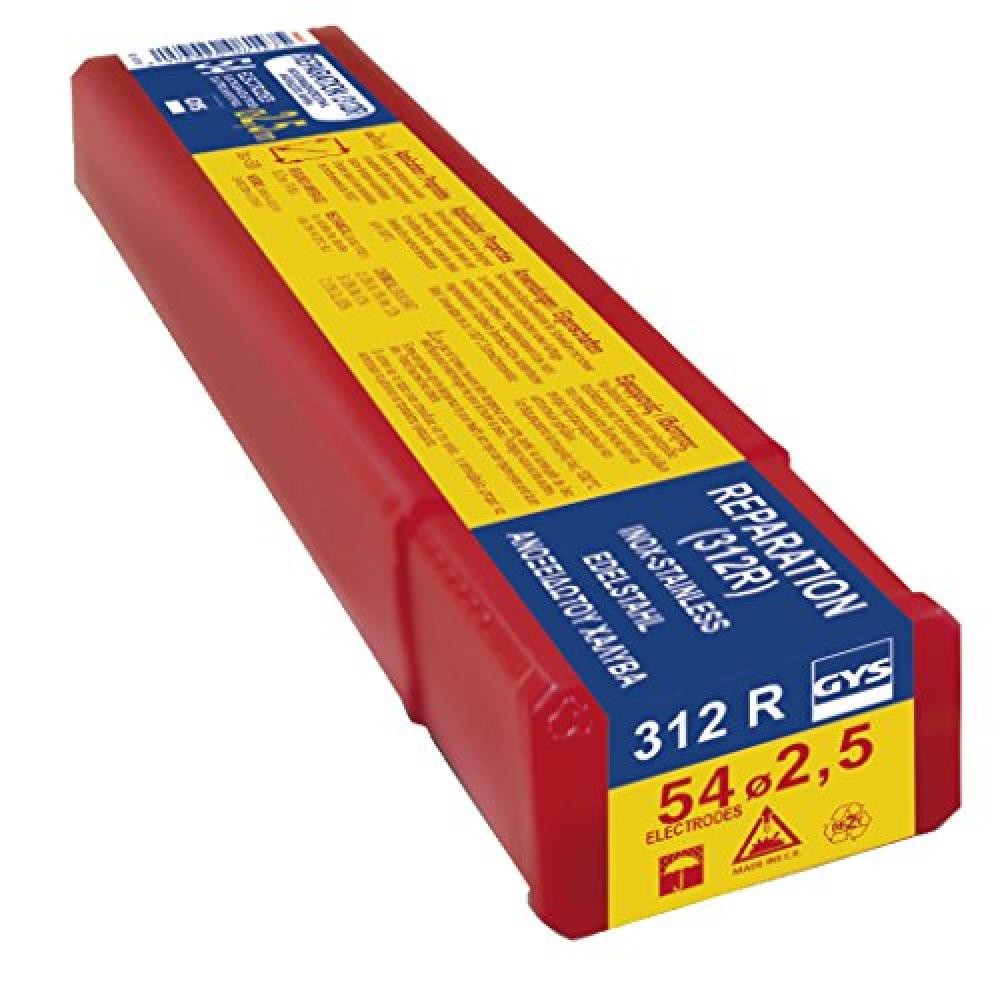 GYS 54 Elettrodi 312R Ø 2.5 mm per Saldature Inox e Riparazioni Meccaniche