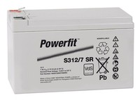 Exide Powerfit S312/7 Sr 12V 7Ah Dryfit Blei-Akku Agm Mit Vds