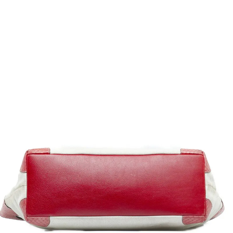 Cartier Marcello Python Embossed Shoulder Bag Tot… - image 4