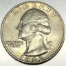 1963 D Washington 90% Silver Quarter VF Very Fine Condition 25c US Coin - 4405