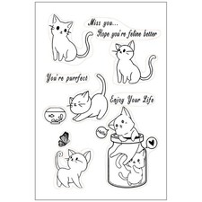 Scrapbooking Background Silicone Transparent Seal Stamps for Embossing Album