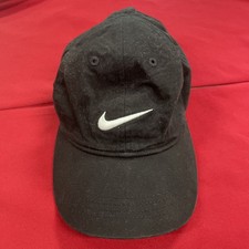 Child  s Black  White Nike Adjustable Baesball Cap Hat