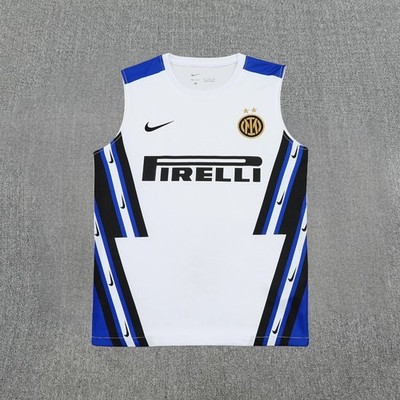 Inter Milan 2025/26 Sleeveless Training Top White - Medium