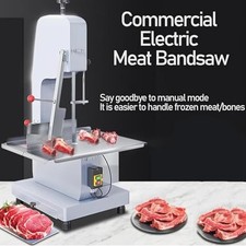 750W Commercial Bone Sawing Machine for Meat Cutting - Stainless Steel Band Saw