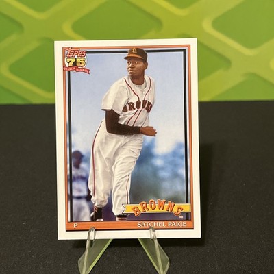 Satchel Paige 2026 Topps Series 2 1991 Topps Design #91B2-6 Cleveland Browns