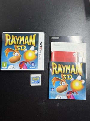 Rayman 3D Ubisoft Game for Nintendo 3DS 2011 Edition with Case Manual