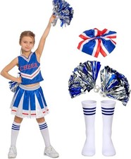 Jazgrom Cheerleader Costume for Girls Cheerleading Kids Dress New Size Medium