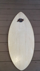 South Bay Board Co. - 41" Skipper Skim board Beginners WHITE NATURAL