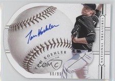 2014 National Treasures Baseball Signature Die-Cuts 60/99 Tom Koehler Auto 0a1